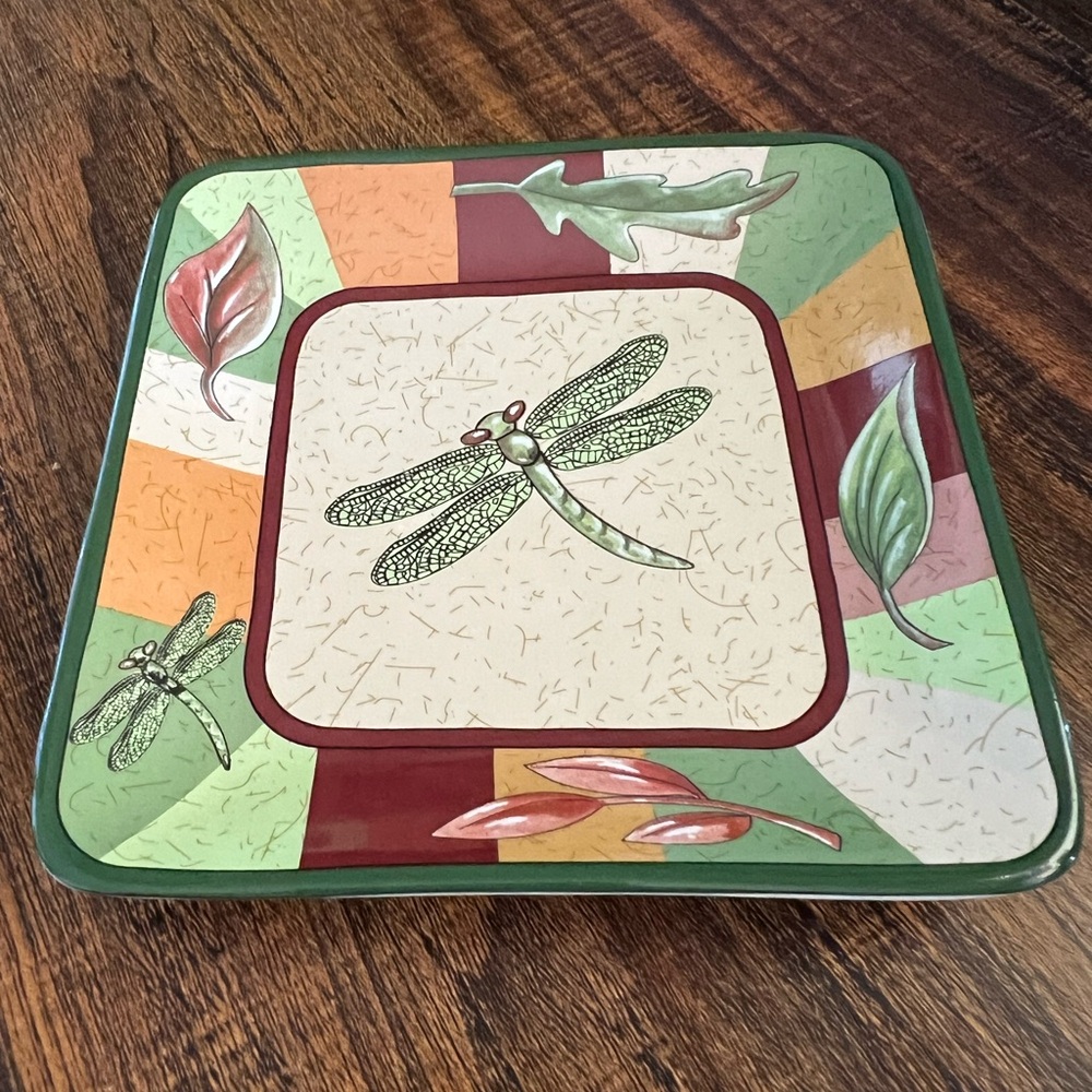 Partylite Dragonfly Natures Pillar Tray